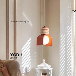 儿童房意卧室床头灯男孩女孩护眼红创主751卧吊日式 小吊灯网2025