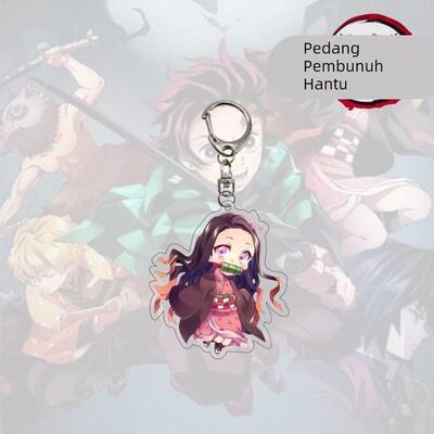 Anime Demon Slayer Keychain Acrylic Kimetsu no Yaiba Blade o