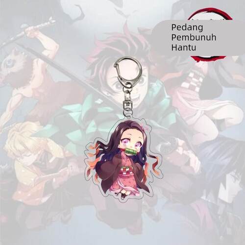 Anime Demon Slayer Keychain Acrylic Kimetsu no Yaiba Blade o
