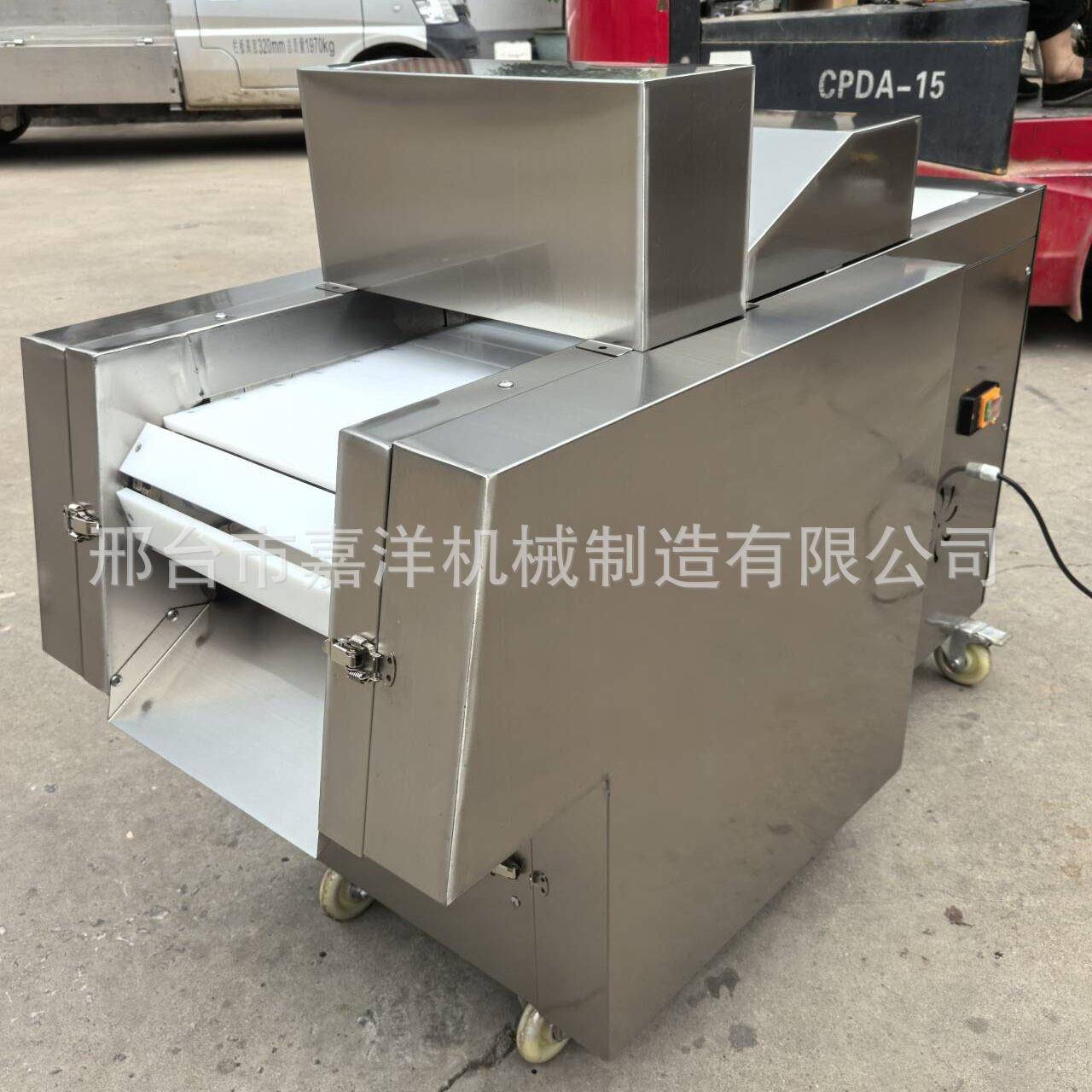 商用食堂鱼鹅兔排骨肉切丁剁鸡块电动切骨机鸡鸭鹅大小均匀切块机