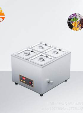 巧克力熔化炉隔水加热自动保温朱古力熔炉商用烘焙不锈钢锅热熔机