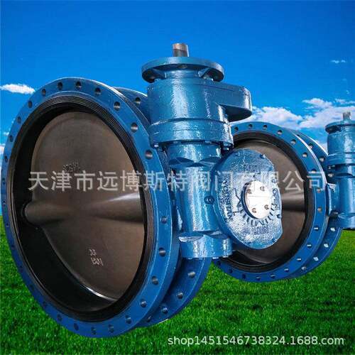 WUD341X-10电动U型法兰脱硫蝶阀1.4529适用介质石膏浆液等
