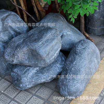 仿真树脂造景石头 影视剧组软装设计 景观奇石造型 庭院假石模型