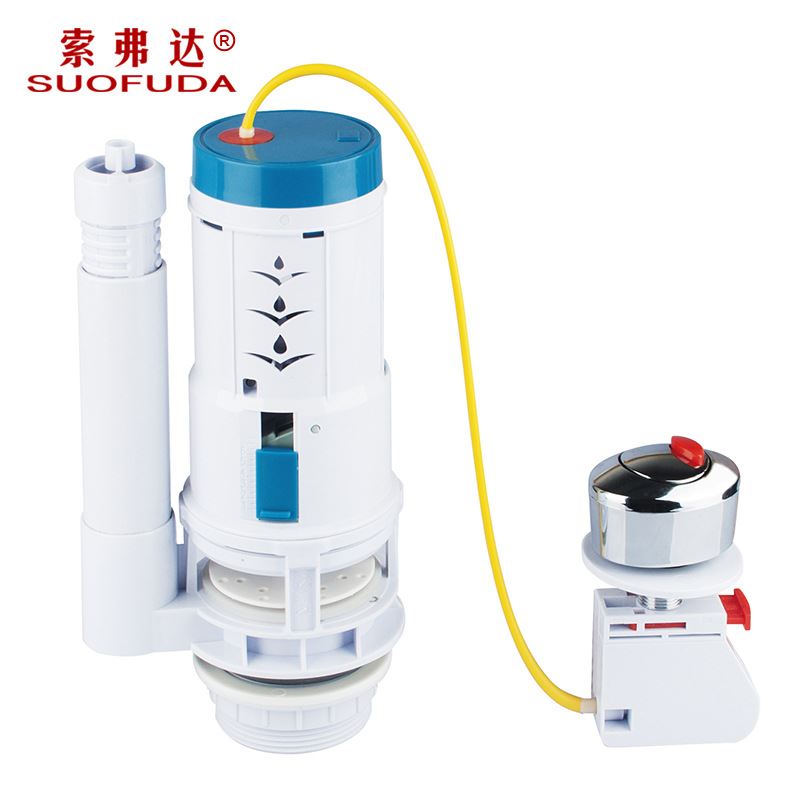 线控分体排水阀抽水马桶水箱配件出水冲水阀新老式马桶座便器配件
