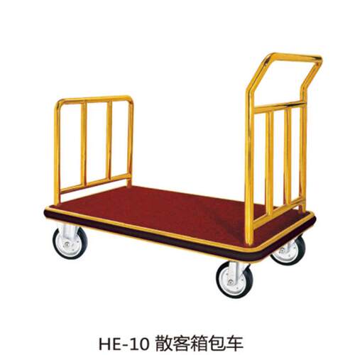 行李车散客配毯手推车车 行李车供应掉落防滑厂家防箱包红高档