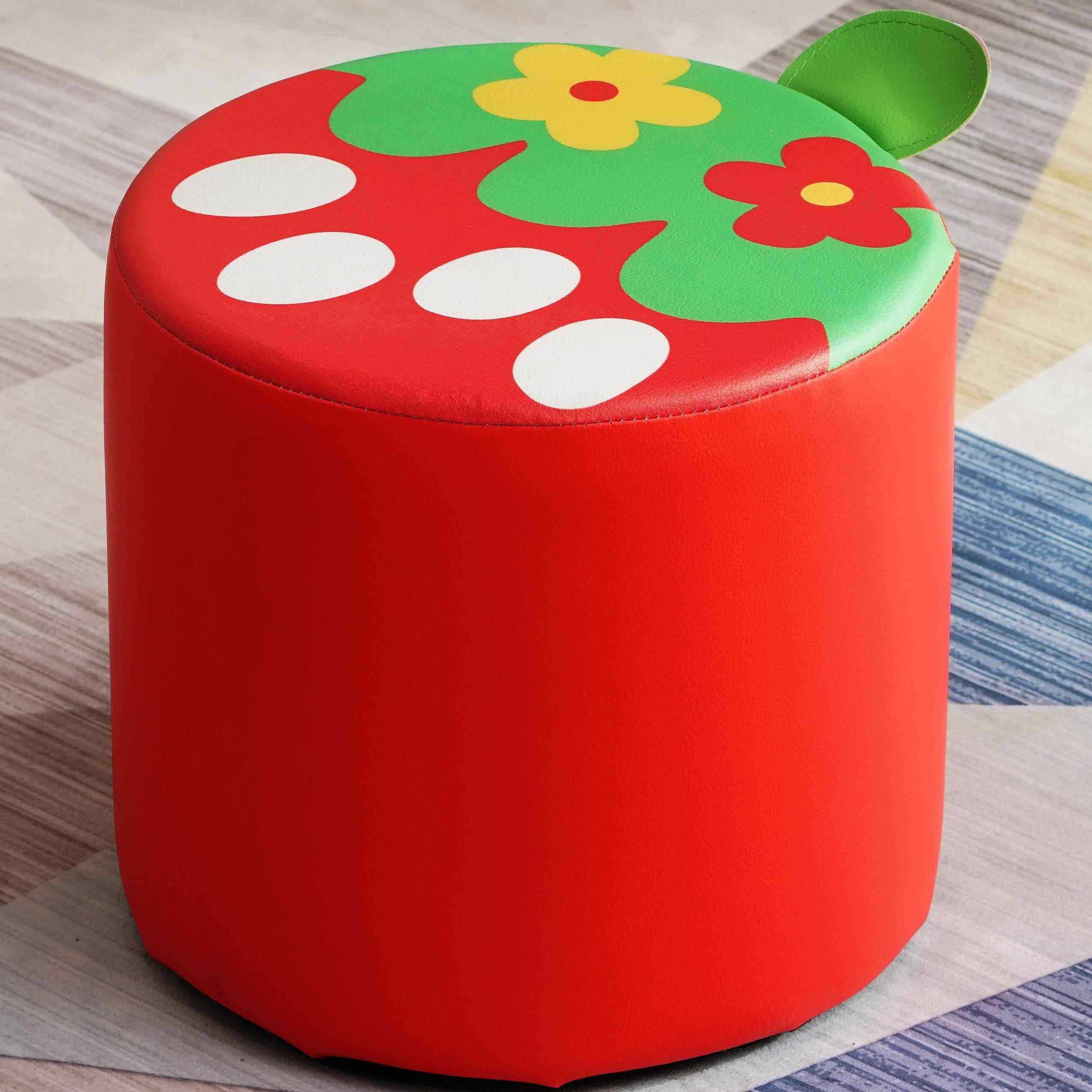 家用皮矮凳子时尚圆板创意小沙发坐墩成人椅皮癣立体录音雀鸟喜剧,住宅家具,矮凳,淘宝优惠券,粉丝福利购,淘宝优惠卷