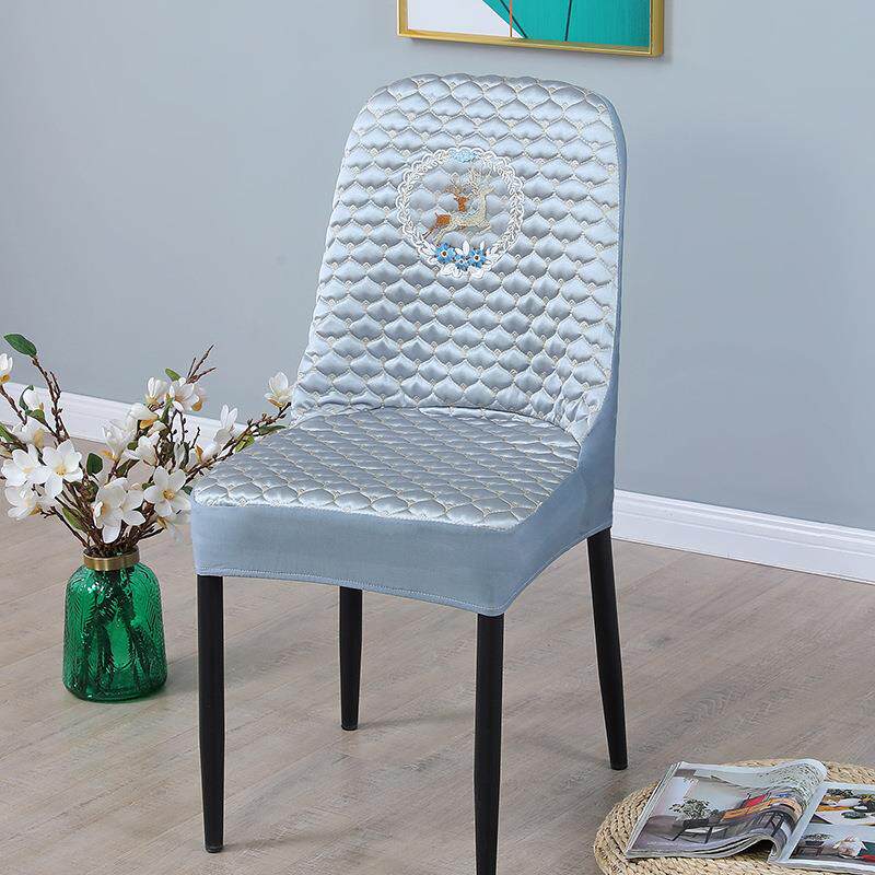 四季通用轻奢餐椅套罩凳子套椅子套罩靠背家用座椅套餐桌坐套座套