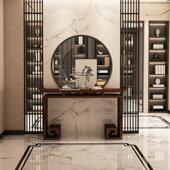 新中式 玄关台靠墙桌子实木玄关柜佛台小条案窄长条桌供桌家用条案