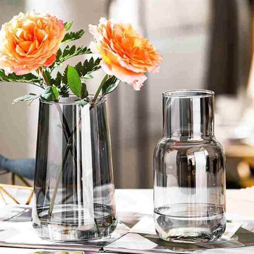Flower Vase Decoration Home Plastic Vase White Imitation Cer