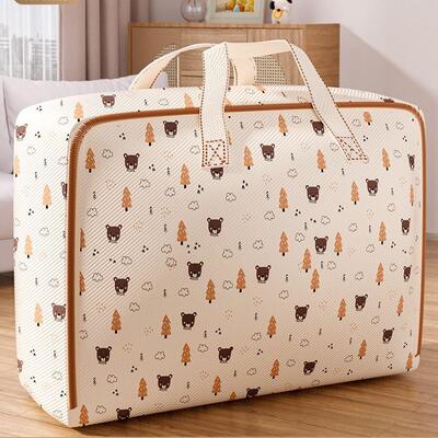 Unisex Thin Folding Luggage Bag Big Capacity Wearable Duffle