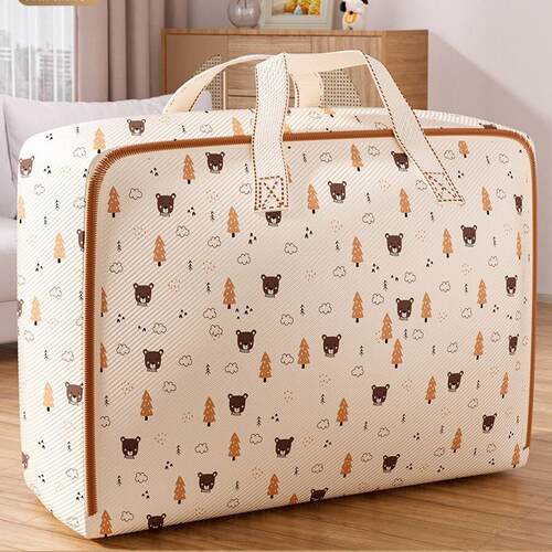 Unisex Thin Folding Luggage Bag Big Capacity Wearable Duffle