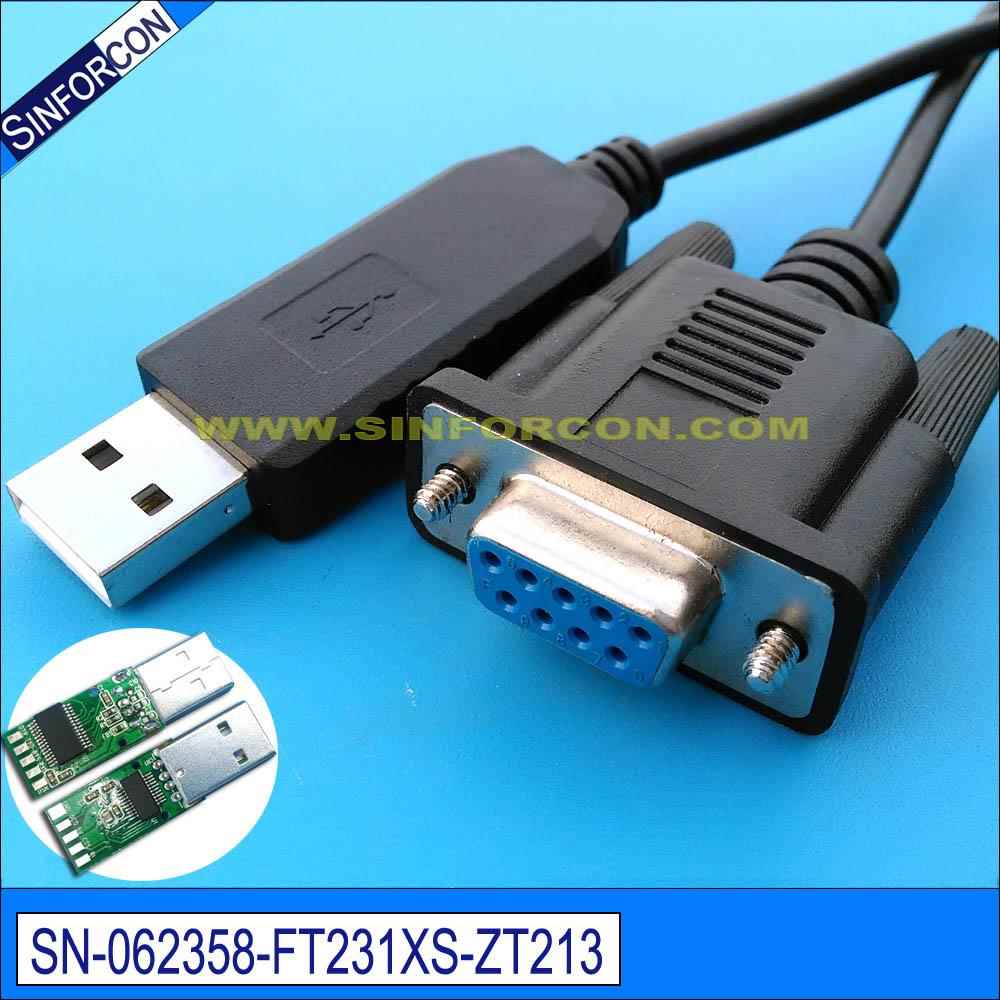USB转/RS232/DB9母/九针母/nullmodem/双主机/双串口/交叉/通讯线