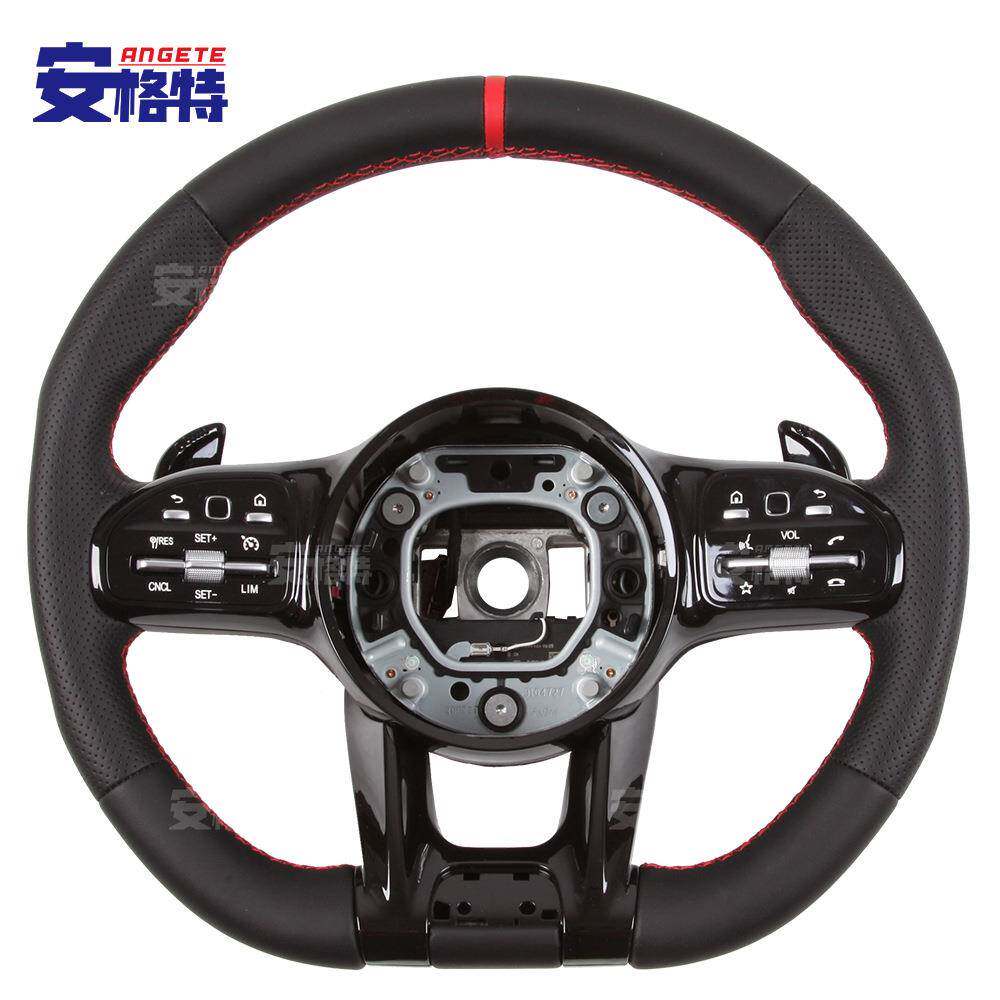 适用于奔驰W204 W205 W211 AMG GLE CLA全皮汽车方向盘总成带拨片