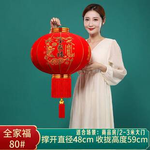 农村自建房大门灯笼现代简约阳台灯笼大门口一对别墅太阳能过年春