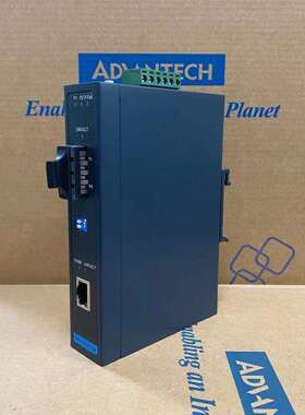研华EKI-2741LX-BE工业级千兆以太网光电转换器支持RJ-45连接器