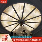 新型透光板压克力彷云石大理石纹路天花吊顶异形灯柱背景墙灯光片