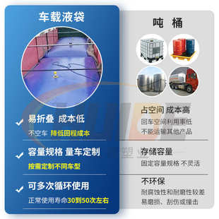 PVC软体车载液袋 大容量可移动运输水囊水袋 抗旱消防户外储水袋