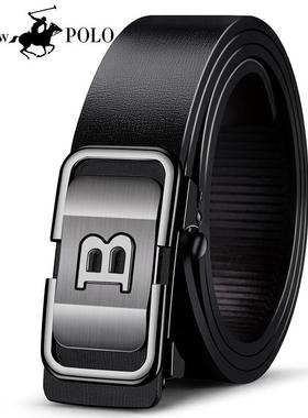 正品Amul罗i保皮带男正品士齿自动扣牛皮内带休无闲商务公共工匠