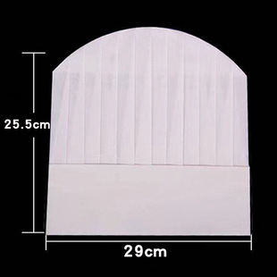 一次性无纺布厨师高帽男款厨房大厨工作帽蛋糕店烘焙西餐主厨帽子