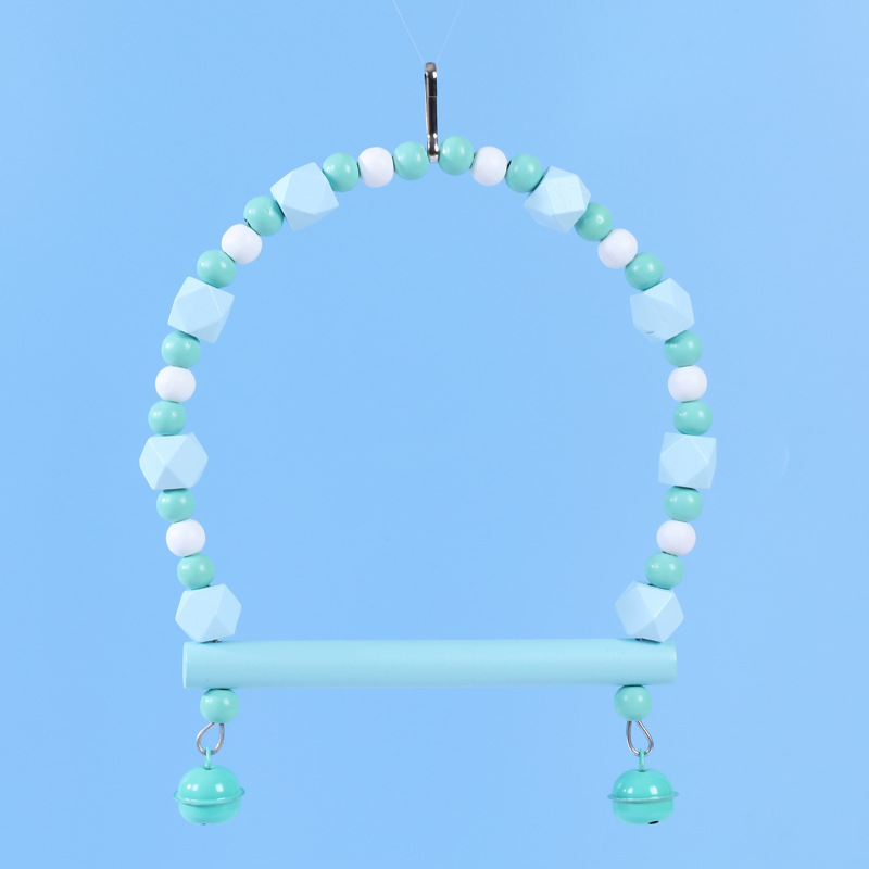 鹦鹉鹦鹉秋千站台吊桥造景装饰