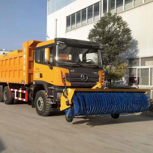 后双桥除雪车融雪撒布机速公路养护除雪车可卸雪铲雪滚刷