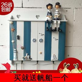 地中海百叶电表箱装饰画弱电箱电闸空开多媒体配电遮挡箱装饰画装