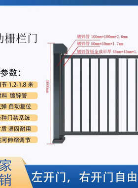 智慧小区电动广告门人行栅栏门小区刷卡门禁人脸识别可视对讲门禁