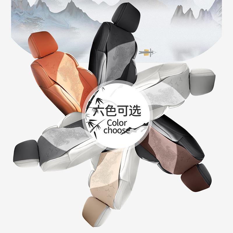 新款汽车坐垫四季通用翻毛皮小蛮腰通风透气座套马到成功高档座垫