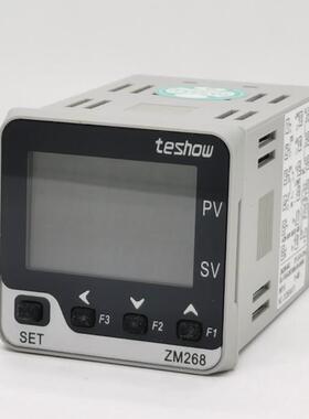 teshow台松ZM268液晶显示温度仪表 温度控制器 控制温度ZM268-802