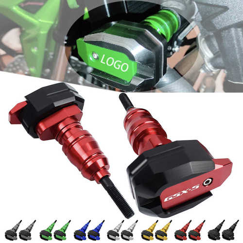 适用铃木GSXS1000F GSXS600 GSXS750改装防摔球防摔胶棒车身护杠