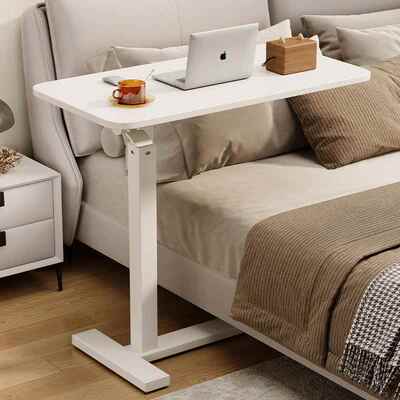 电脑桌可折叠家用站升立JWS式降台移工动床边办公电脑桌沙发桌边