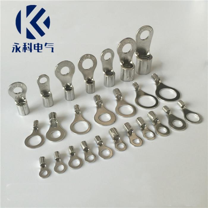 RNB1.25-6TO圆形裸接线端头冷压接线端子铜线耳铜鼻接线片