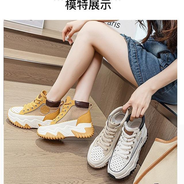 韩版女鞋春夏老爹百搭透气老爹鞋