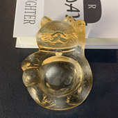 批发水晶烟灰缸创意轻奢高级感客厅办公室家用酒店商用玻璃烟灰缸