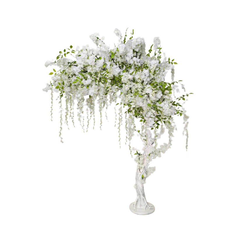 仿真豆花树婚庆酒店摆设装饰豆花树广场办公绿化景观树豆花树批发