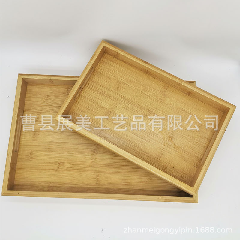 现货速发实木水杯托盘木质水果茶杯烘焙烤牛排蛋糕盘子家用长方形