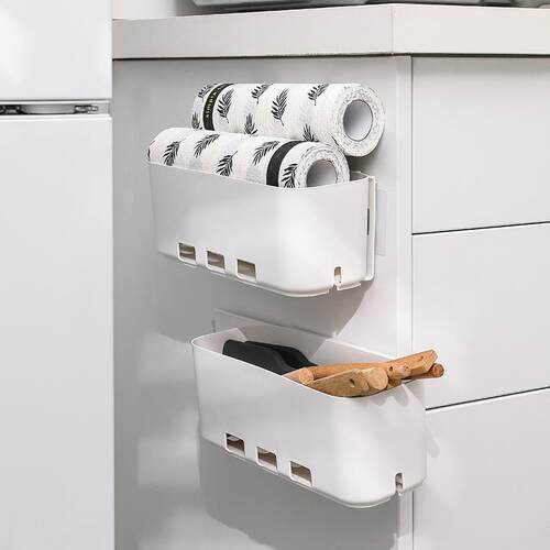 Drawer-style cabinet storage rack, multi-functional, no-dril