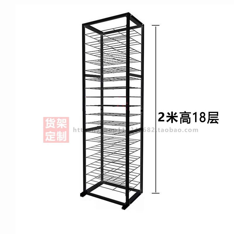 多层4k开卡纸收纳层架幼儿园置物架文具店斜面卡纸架画纸分免装