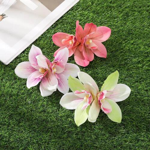 Orchid Flowers Hair Clips Bohemian Small Hairpin Bridal Barr