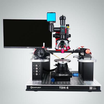 探针台手动测试晶圆忆阻器失效分析IV测试光电流测试Mapping架探