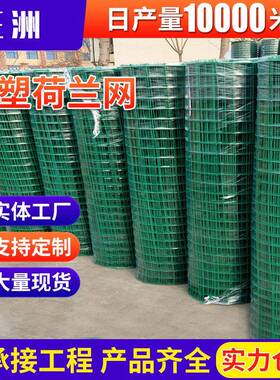 铁丝网围栏网农业养鸡荷兰网果园养殖绿色浸塑护栏网厂家