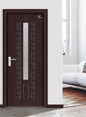 浙江江山木门厂家直销款式新颖种类多样PVC免漆室内房间门玻璃门