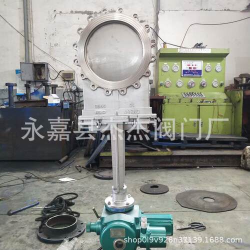不锈钢电动刀闸阀PZ97H-10P耐磨插板阀排渣阀污水处理阀