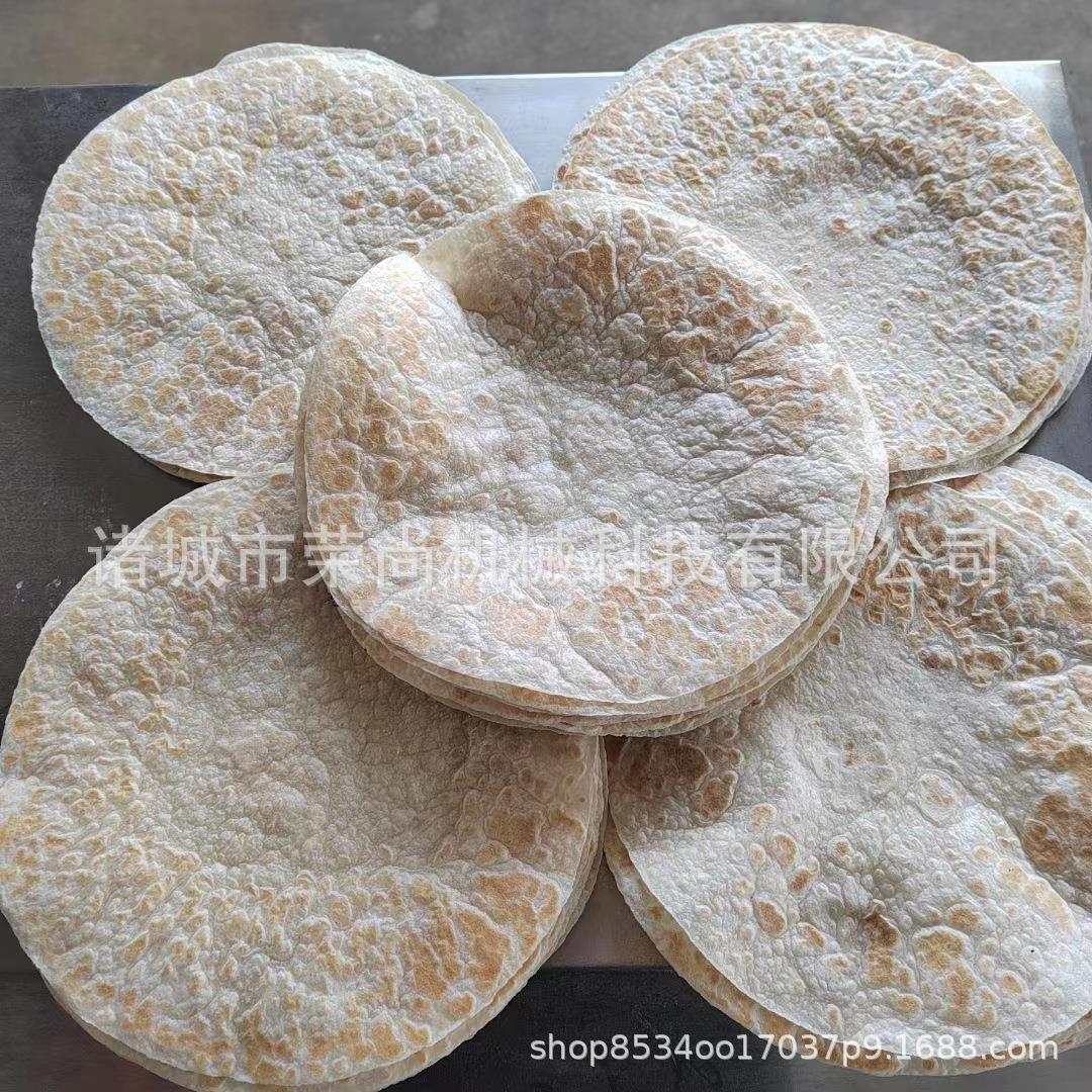 全自动做饼生产线小型气动水烙馍机器送货上门烤鸭饼机