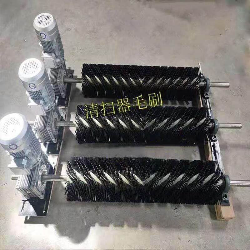 电刷动滚清扫器水煤矿滚筒传送运输底部清洁清泥KGA扫器缠带绕毛