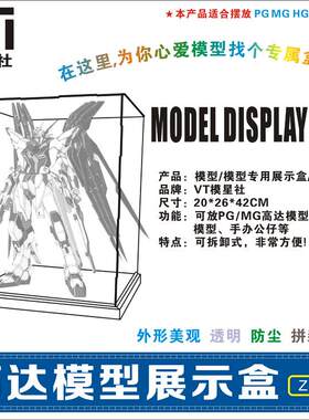 Z-039高达模型PG1/60专用组合式透明展示盒/防尘展示柜