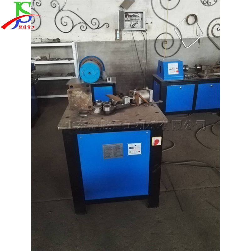 小型铁艺门弯花机 方钢扁铁折弯机 手动半自动金属管材折花机