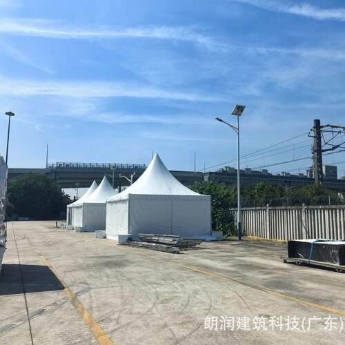 尖顶帐篷 欧式户外铝合金篷房 广告棚商用室外活动展棚  朗润厂家
