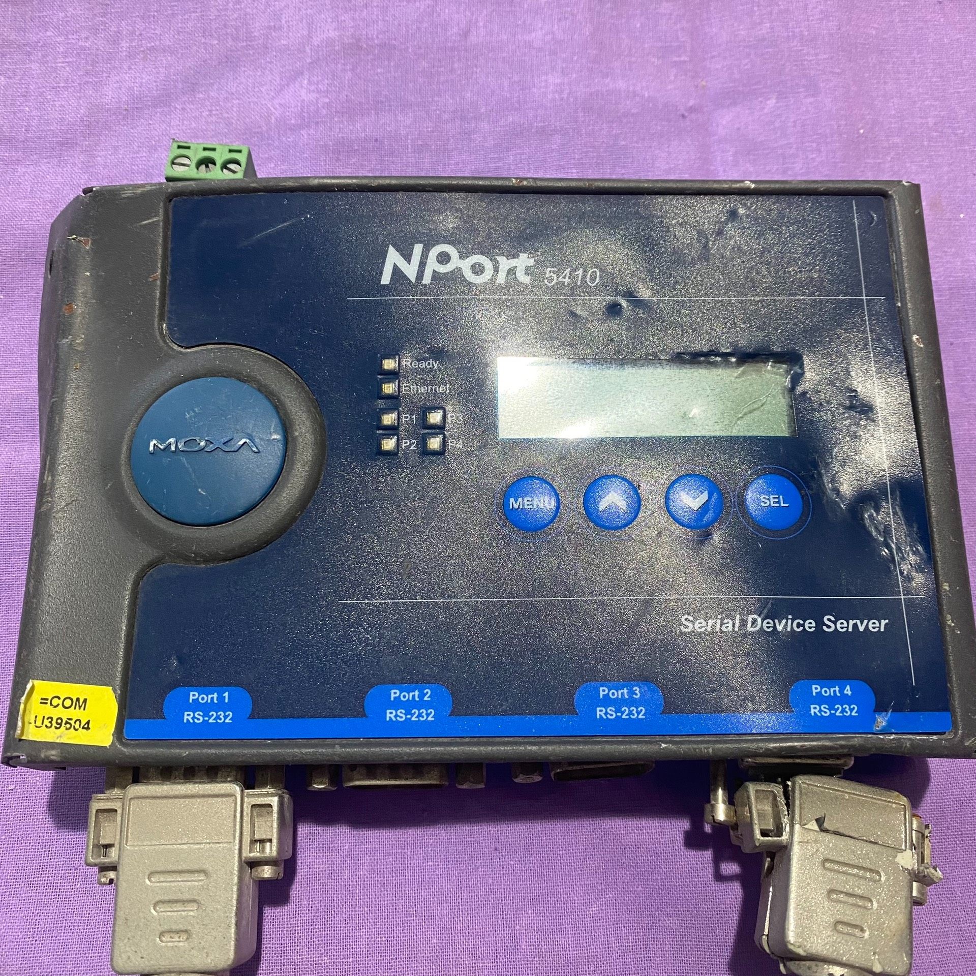 MOXA 显示屏控制器NPort5410 数量1  现货~议