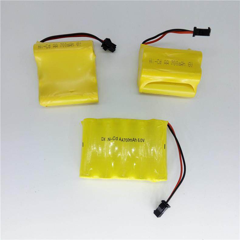 遥控玩具车玩具可充电电池组5号 6v T型 L型水弹 电池玩具配件